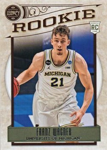 #343 Franz Wagner - Michigan Wolverines - 2021 Panini Chronicles Draft Picks Basketball