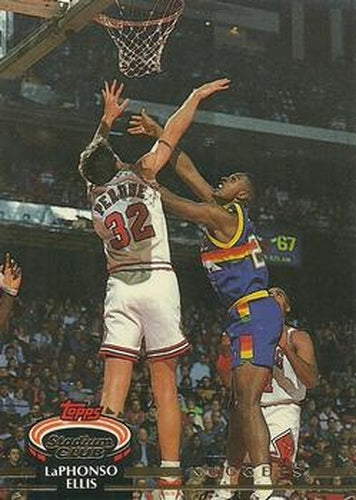 #343 LaPhonso Ellis - Denver Nuggets - 1992-93 Stadium Club Basketball