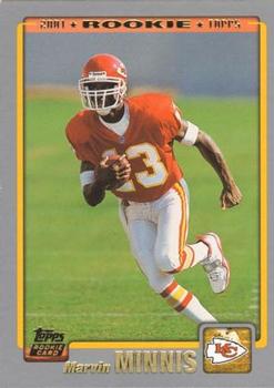 #343 Marvin Minnis - Kansas City Chiefs - 2001 Topps Football