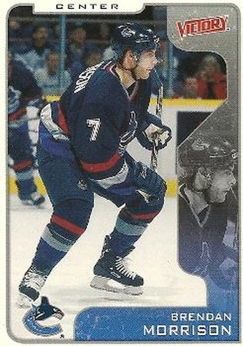#343 Brendan Morrison - Vancouver Canucks - 2001-02 Upper Deck Victory Hockey
