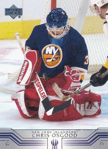 #343 Chris Osgood - New York Islanders - 2001-02 Upper Deck Hockey