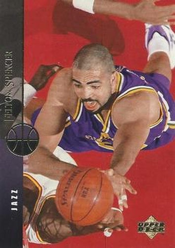 #343 Felton Spencer - Utah Jazz - 1994-95 Upper Deck Basketball