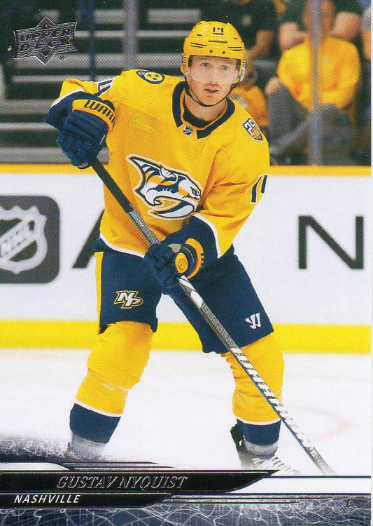 #344 Gustav Nyquist - Nashville Predators - 2024-25 Upper Deck Hockey