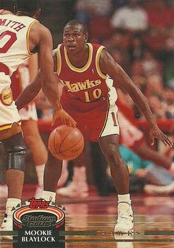 #344 Mookie Blaylock - Atlanta Hawks - 1992-93 Stadium Club Basketball