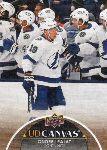 #C344 Ondrej Palat - Tampa Bay Lightning - 2021-22 Upper Deck - UD Canvas Hockey