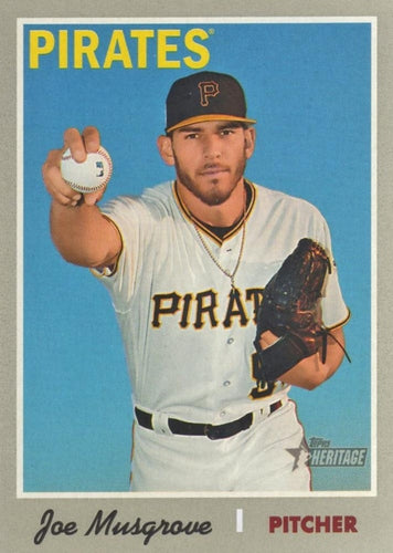 #344 Joe Musgrove - Pittsburgh Pirates - 2019 Topps Heritage Baseball