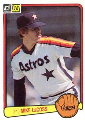 #344 Mike LaCoss - Houston Astros - 1983 Donruss Baseball