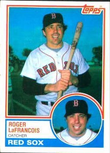 #344 Roger LaFrancois - Boston Red Sox - 1983 Topps Baseball