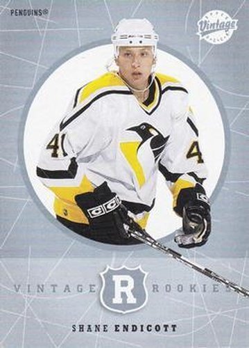 #344 Shane Endicott - Pittsburgh Penguins - 2002-03 Upper Deck Vintage Hockey