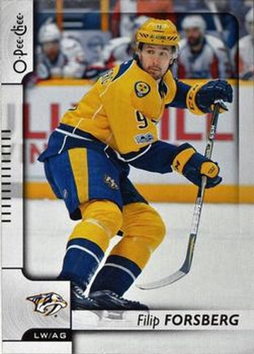 #344 Filip Forsberg - Nashville Predators - 2017-18 O-Pee-Chee Hockey