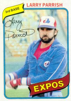 #345 Larry Parrish - Montreal Expos - 1980 Topps Baseball