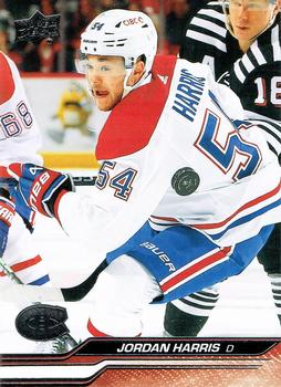 #345 Jordan Harris - Montreal Canadiens -2023-24 Upper Deck Hockey