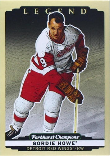 #345 Gordie Howe - Detroit Red Wings - 2022-23 Parkhurst Champions Hockey