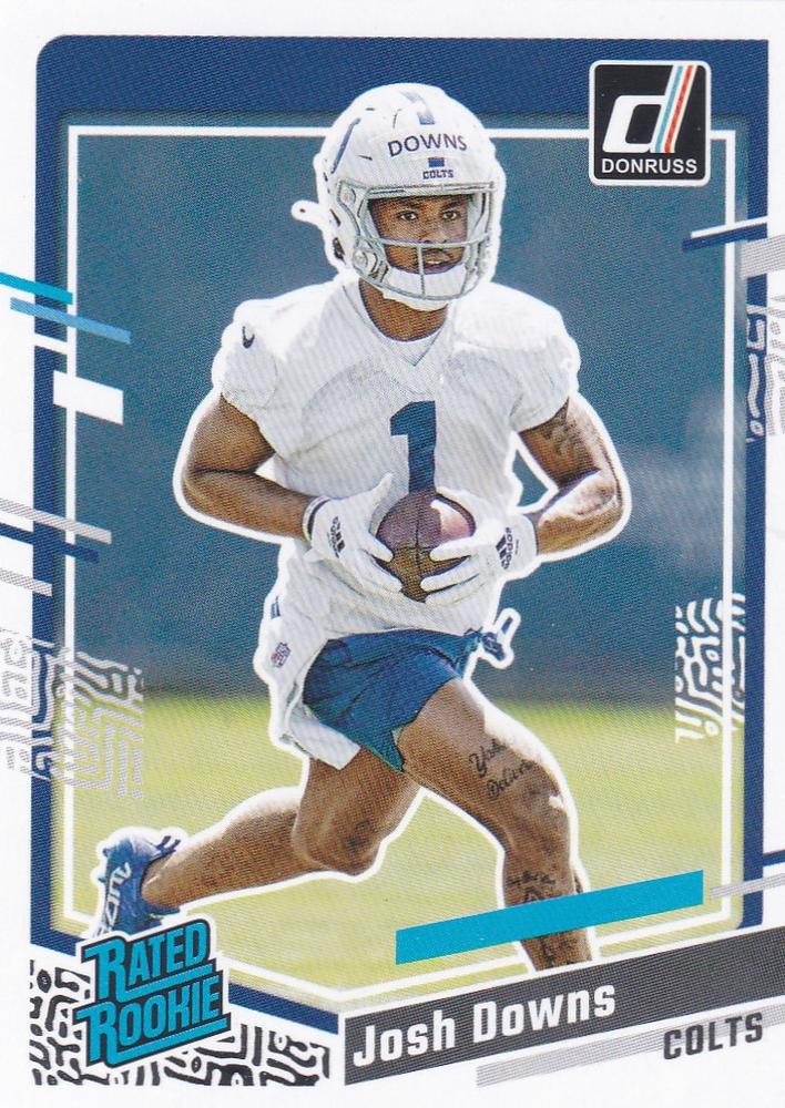 #345 Josh Downs - Indianapolis Colts - 2023 Donruss Football