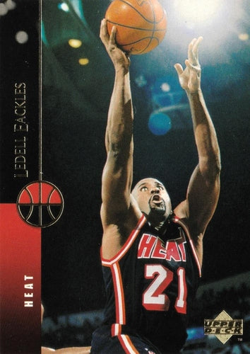#345 Ledell Eackles - Miami Heat - 1994-95 Upper Deck Basketball