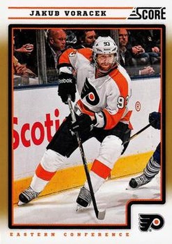#345 Jakub Voracek - Philadelphia Flyers - 2012-13 Score - Gold Rush Hockey