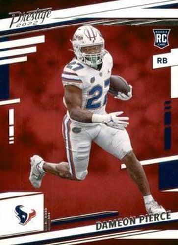 #345 Dameon Pierce - Houston Texans - 2022 Panini Prestige Football