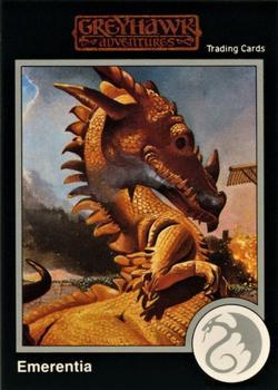 #345 Emerentia, Gold Dragon - 1991 TSR Advanced Dungeons & Dragons - Silver