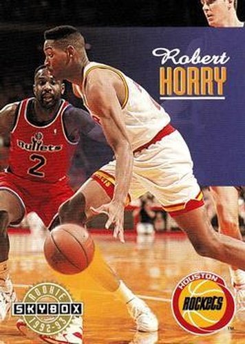 #345 Robert Horry - Houston Rockets - 1992-93 SkyBox Basketball