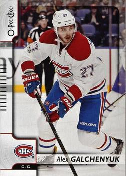 #345 Alex Galchenyuk - Montreal Canadiens - 2017-18 O-Pee-Chee Hockey