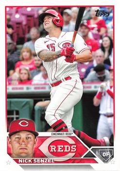 #345 Nick Senzel - Cincinnati Reds - 2023 Topps Baseball