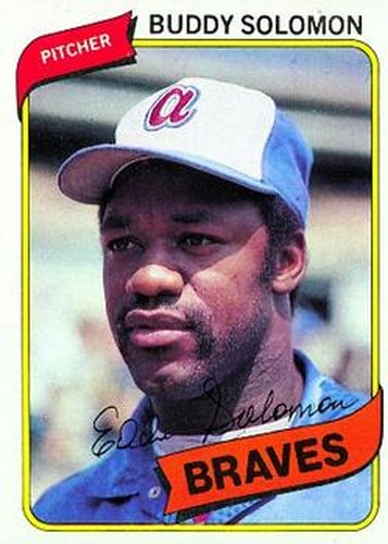 #346 Buddy Solomon - Atlanta Braves - 1980 Topps Baseball