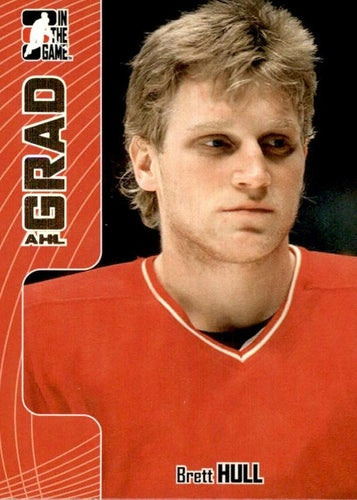 #346 Brett Hull - Moncton Golden Flames - 2005-06 In The Game Heroes and Prospects Hockey