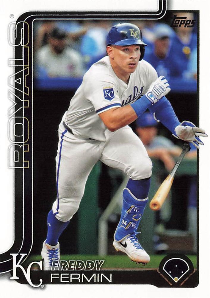 #346 Freddy Fermin - Kansas City Royals - 2025 Topps Baseball