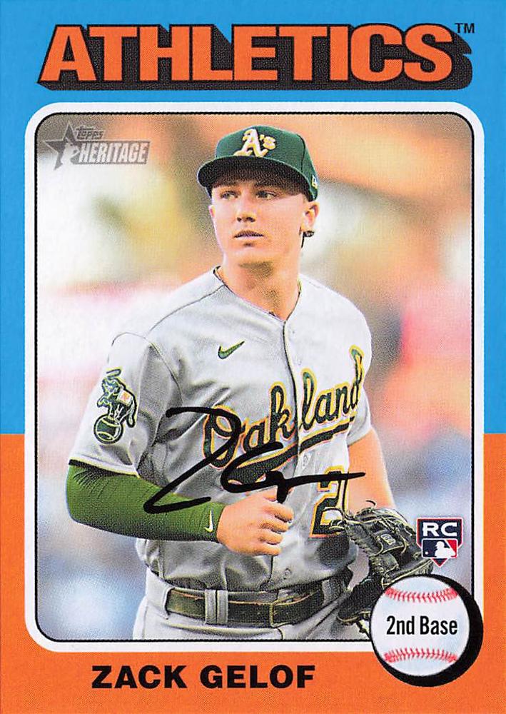 #346 Zack Gelof - Oakland Athletics - 2024 Topps Heritage Baseball
