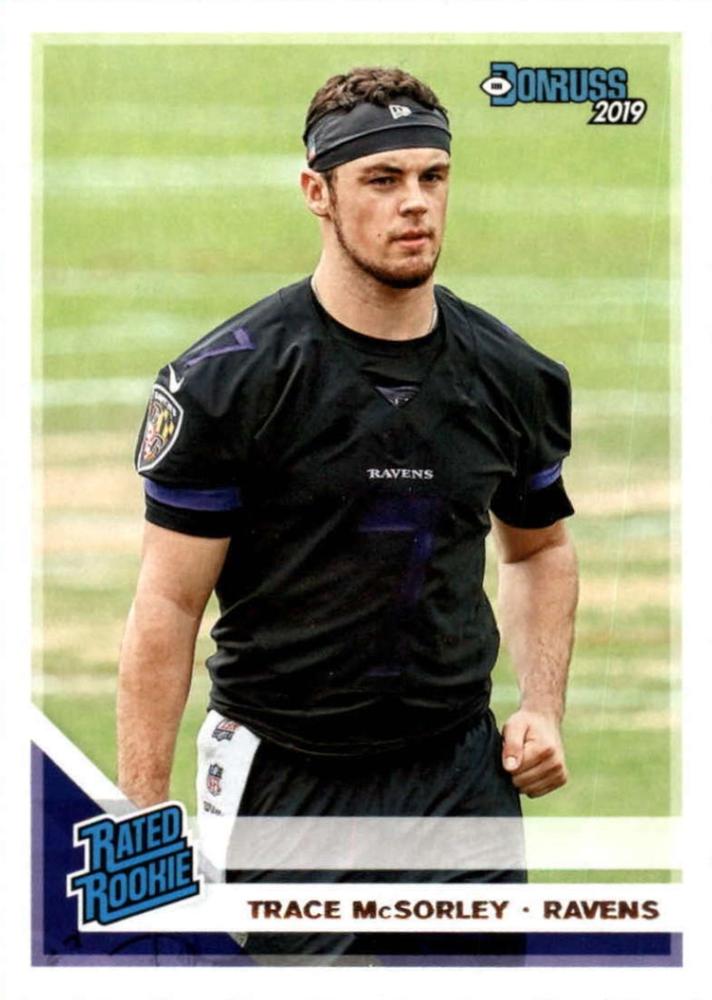 #346 Trace McSorley - Baltimore Ravens - 2019 Donruss Football