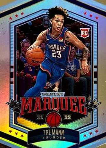 #346 Tre Mann - Oklahoma City Thunder - 2021-22 Panini Chronicles Basketball