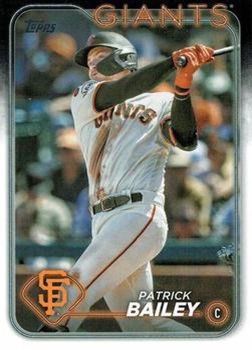 #346 Patrick Bailey - San Francisco Giants - 2024 Topps Baseball
