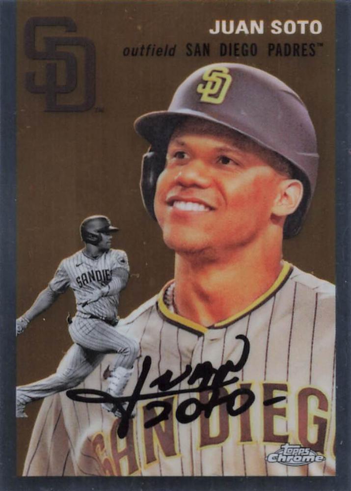#346 Juan Soto - San Diego Padres - 2023 Topps Chrome Platinum Anniversary Baseball