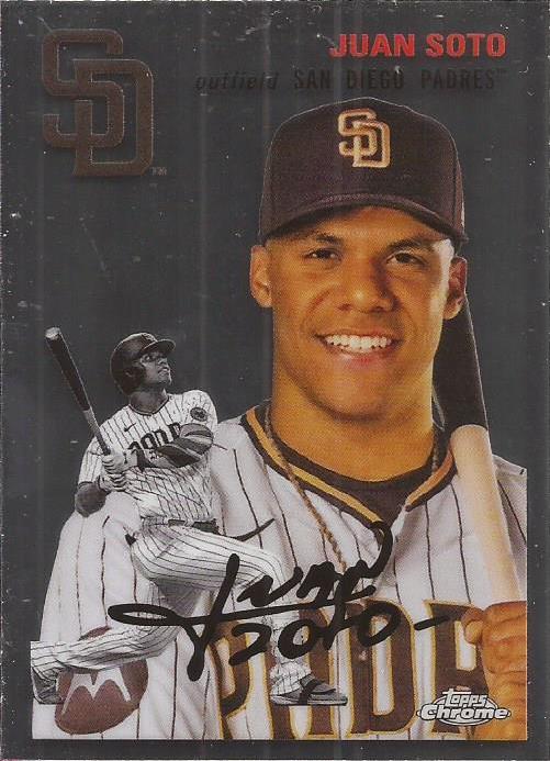 #346b Juan Soto - San Diego Padres - 2023 Topps Chrome Platinum Anniversary Baseball
