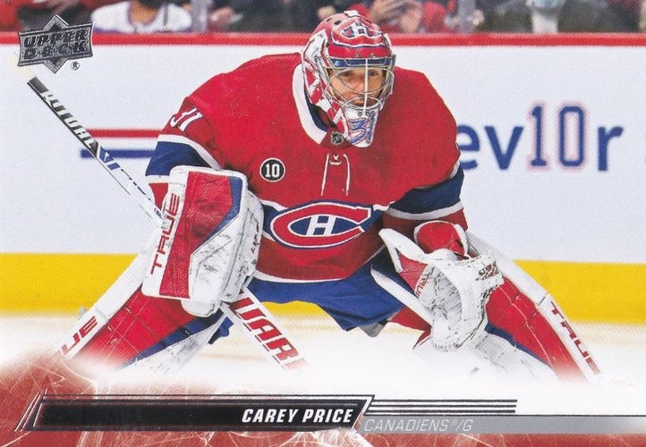 #347 Carey Price - Montreal Canadiens - 2022-23 Upper Deck Hockey