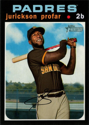 #347 Jurickson Profar - San Diego Padres - 2020 Topps Heritage Baseball