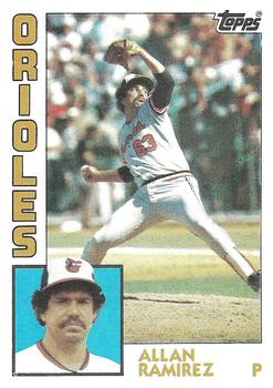 #347 Allan Ramirez - Baltimore Orioles - 1984 Topps Baseball