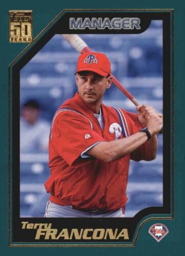 #347 Terry Francona - Philadelphia Phillies - 2001 Topps Baseball