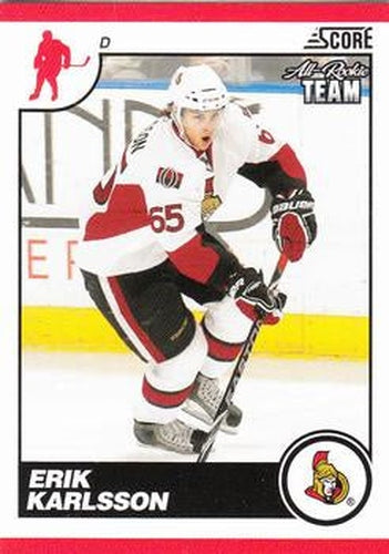 #347 Erik Karlsson - Ottawa Senators - 2010-11 Score Hockey