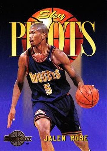 #347 Jalen Rose - Denver Nuggets - 1994-95 SkyBox Premium Basketball