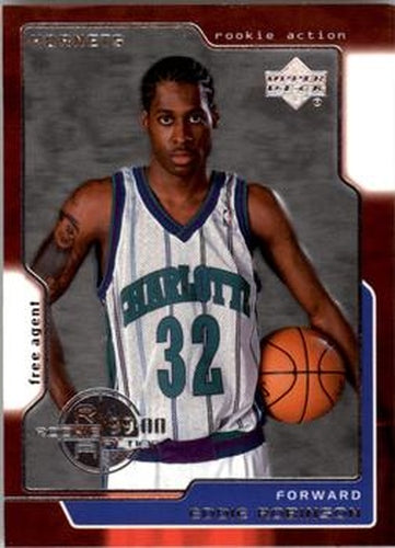 #347 Eddie Robinson - Charlotte Hornets - 1999-00 Upper Deck Basketball