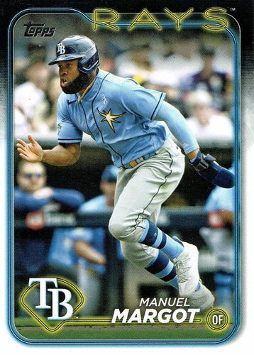 #347 Manuel Margot - Tampa Bay Rays - 2024 Topps Baseball