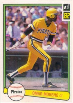 #347 Omar Moreno - Pittsburgh Pirates - 1982 Donruss Baseball