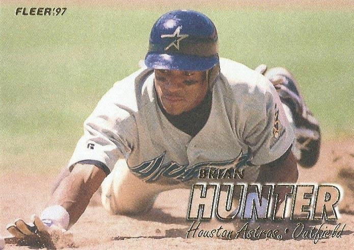 #347 Brian Hunter - Houston Astros - 1997 Fleer Baseball