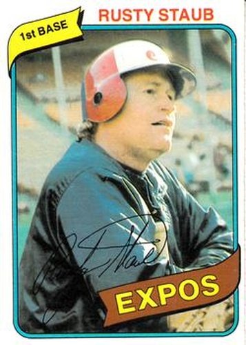 #347 Rusty Staub - Montreal Expos - 1980 O-Pee-Chee Baseball