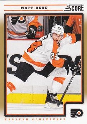 #347 Matt Read - Philadelphia Flyers - 2012-13 Score - Gold Rush Hockey