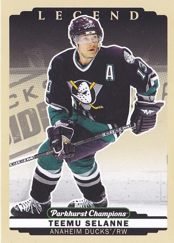 #347 Teemu Selanne - Anaheim Ducks - 2022-23 Parkhurst Champions Hockey