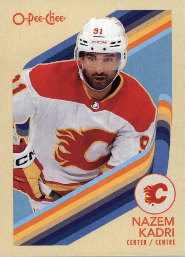 #347 Nazem Kadri - Calgary Flames - 2023-24 O-Pee-Chee - Retro Hockey
