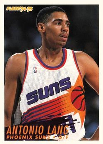 #348 Antonio Lang - Phoenix Suns - 1994-95 Fleer Basketball