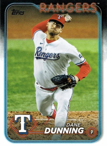 #348 Dane Dunning - Texas Rangers - 2024 Topps Baseball